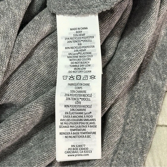 NWT Prana Cozy Up Bayjour Dress Size XS Gray Pockets - Picture 4 of 9